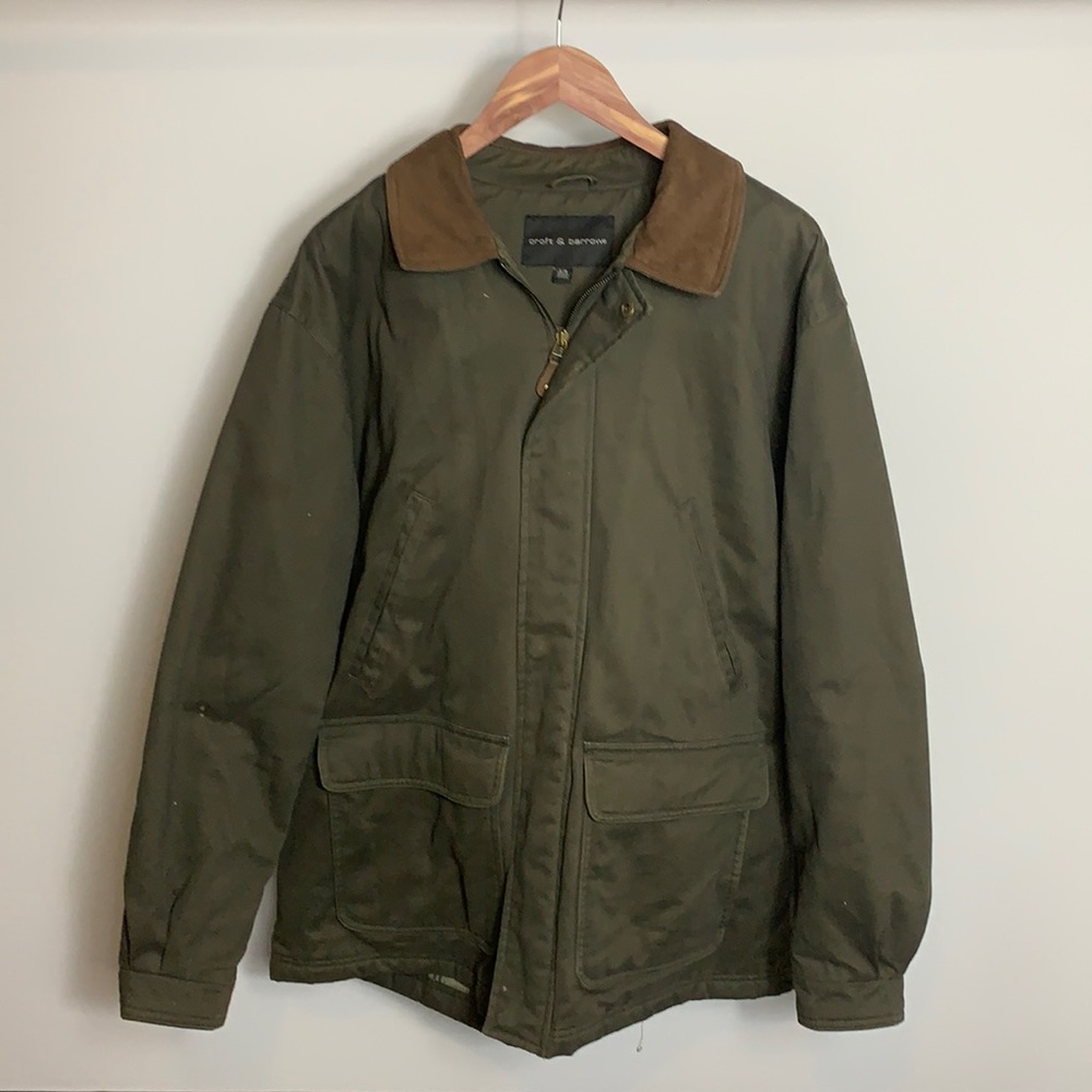 Croft & Barrow Men’s Fleece Lined Jacket Brown L